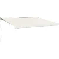 Syfax Manuelle Markise 3,5 x 2,5 m Creme 100% Polyester