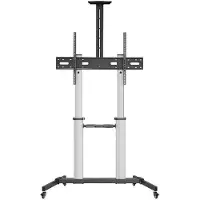 Equip TV-Wagen ECO 60"-100"/1TFT 100kg H.verstellbar gr lite Retail