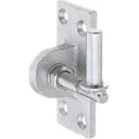 Alberts 318239 Kloben zum Anschrauben verstellbar um 20 mm galvanisch verzinkt, dickschichtpassiviert Dornmaß Ø13 mm Platte 105x45 mm (Packung mit 2)