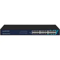 Lanview LVN-1UMOUNT-24PORT-1G, Unmanaged, Gigabit Ethernet (10/100/1000), Vollduplex