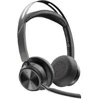 HP Poly Voyager Focus 2-M USB-C-C Headset USB-C/A Adapter Poly+ 3years, Verkabelt & Kabellos, 175 g, Kopfhörer, Schwarz