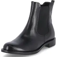 Ecco Chelseaboots "SARTORELLE 25", Damen, Gr. 36, Leder, schwarz, Schuhe Chelseaboots, Schlupfboots, Stiefelette, Basic, Blockabsatz, zum Schlupfen