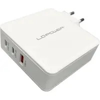 LC-Power USB-Ladegerä t 110-240V fü r USB-C-/USB-A-Gerä te