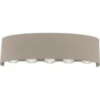 Paul Neuhaus LED-Außenwandlampe Carlo, 27 cm, sandfarben