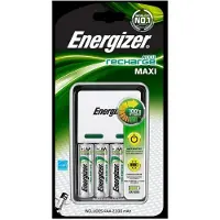 Energizer Maxi Charger, Nickel–Metal Hydride (NiMH), AA, 2300 mAh, Schwarz, Innenraum, AA, AAA