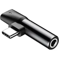 Baseus CATL41-01, Type-C, Type-C / 3.5 mm, Schwarz