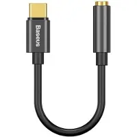 Baseus CATL54-01, Type-C, 3.5mm, Schwarz