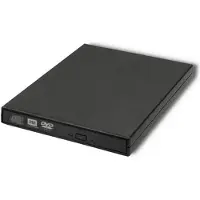 Qoltec 51858 DVD-RW Externer USB 2.0 Rekorder Schwarz