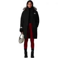 The North Face - Wasserdichte Daunenparka - W Arctic Parka TNF Black für Damen - Größe XL - schwarz