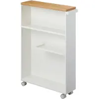 Yamazaki 4306, Weiß, Stahl, Holz, 3 Regale, 2 kg, 1 kg, 2 kg