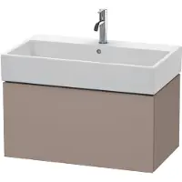 Duravit L-Cube Waschtischunterbau wandhängend, 1 Auszug, 784x394x459mm, LC617704343, Farbe: Basalt Matt Dekor