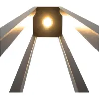 Maytoni Elbe LED Landschaftsbeleuchtung 25W Graphit IP65 Warmweiss