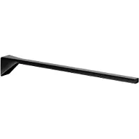 Keuco AVENO Handtuchhalter, 450 mm Tiefe, 1-armig, starr, 14620370000, Farbe: Schwarz Matt