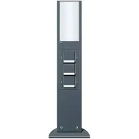 Gira Lichtsäule 134228 Licht 3x SCHUKO KS ant
