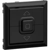 Legrand 765329, Schwarz, Thermoplast, konventionell, , Matte, IP20