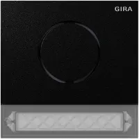 Gira 5569925 Türstationsmod. IBN-Taste System 106 Schwarz m(lack.)