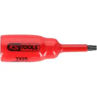 Ks Tools 3/8" Bit-Stecknuss mit Schutzisolierung für Torx-Schrauben T27 kurz - 117.2458