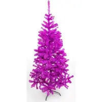 Linder Exclusiv GmbH Weihnachtsbaum 150cm violett künstlicher Tannenbaum Kunsttanne Christbaum Deko