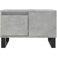 vidaXL Couchtisch Betongrau 55x55x36,5 cm Holzwerkstoff