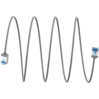 Goobay Ultraflexibles CAT 6A Patchkabel, slim, U/FTP, grau
