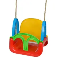 Simba Babyschaukelsitz "3in1 Schaukel", bunt, Schaukelsitze, Kinder, bis 60 kg, Kunststoff, Babyschaukelsitz