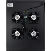 Inter-Tech SWSN-800, Lüftertafel, Eingebauter Ventilator, Schwarz, 1 Stück(e), 3,88 kg