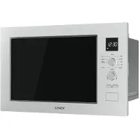 Candy Wave 600 CA38FL7NWXW, Integriert, Grill-Mikrowelle, 25 l, 850 W, Eingebautes Display, Tasten, Drehregler