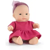 Miniland Puppe, 21cm, asiatisches Mädchen. In Spanien hergestellt. Anatomisch ko