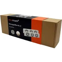 RealPower HL-2, Elektrischer Raumheizlüfter, Drinnen, Flur, Weiß, 100 - 240 V, 50/60 Hz
