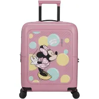 American Tourister Dashpop Disney, Karre, Harte Schale, Pink, Minnie Bubbles, Kabine, 4 Rad/Räder