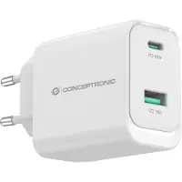 Conceptronic Quick Charge 3.0 Pd Pps Usb-a-und Usb-c-wandladegerät