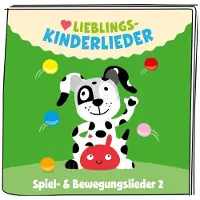 Tonies Hörspielfigur "Lieblings-Kinderlieder - Spiel & Bewegungslieder 2 (Relaunch)", bunt, Hörspiele, Hörspielfigur