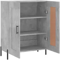 vidaXL Sideboard Betongrau 69,5x34x90 cm Holzwerkstoff