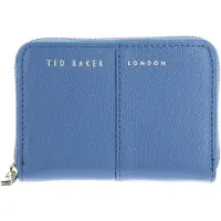 Ted Baker Leder Geldbörse Ammisa Small Zip around Purse Blue blau