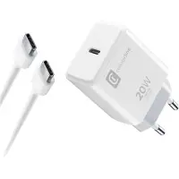 Cellularline Charger Kit 20W - For iPhone 15 Series, Drinnen, AC, 1 m, Weiß