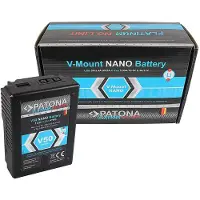 PATONA V-Mount Akku Platinum NANO V50 with 47Wh RED ARRI