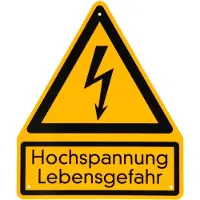 Ks Tools Warnschild Hochspannung, Lebensgefahr - 117.2483