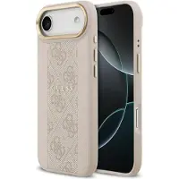GUESS case passend für IPHONE 17 Air kompatibel mit MagSafe GUHMP17MPG4SEMCP (PU W/ 4G Stripe) pink