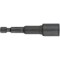 Metabo Steckschlüsseleinsatz (1/4"-Sechskantschaft),Schlüsselweite 3/8" (9,53 mm), magnetisch, Länge 65 mm