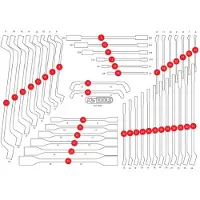 Ks Tools leere Schaumstoffeinlage zu 811.1041 - 811.1041-97