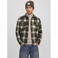 Jack & Jones Langarmhemd "JJEREGENT STRUCTURE OVERSHIRT LS SN" Polyester, locker geschnitten