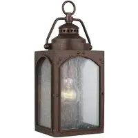 Elstead Lighting Elstead Randhurst Außen-Wandleuchte E27 35cm Kupfer-Oxid IP44 Anti-Meerwasser
