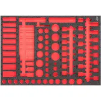 Vigor Weichschaumeinlage, leer, V6811-L, (LxBxH) 563 x 393 x 35 mm