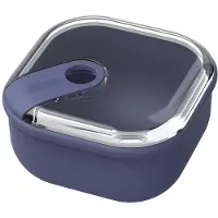 Rotho Frischhaltedose Ela eckig 2l 19,5x19,5x10,5cm Midnight blau