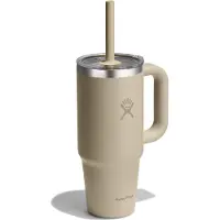 Hydroflask - Travel Tumbler Clear Lid - Isolierbecher Gr 710 ml beige