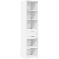 vidaXL Highboard Weiß 45x42,5x185 cm Holzwerkstoff
