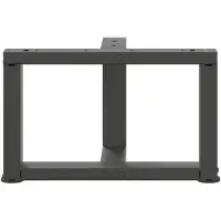 vidaXL Couchtischbeine T-Form 2 Stk. Anthrazit 40x25x(30-31) cm Stahl