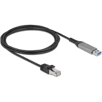 DeLOCK 60756, 2 m, USB Typ-A, RJ-45, Anthrazit, Schwarz
