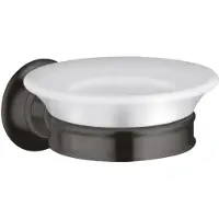 Hansgrohe Seifenschale AXOR MONTREUX Wandmontage brushed black chrome