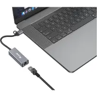 Equip USB-C auf 2,5 Gigabit Ethernet Netzwerk (USB-C+A) Adapter, Kabelgebunden, USB Type-A/USB Type-C, Ethernet, 2500 Mbit/s, Grau